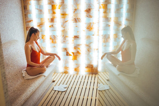Himalayan salt bricks for saunas and wellness.