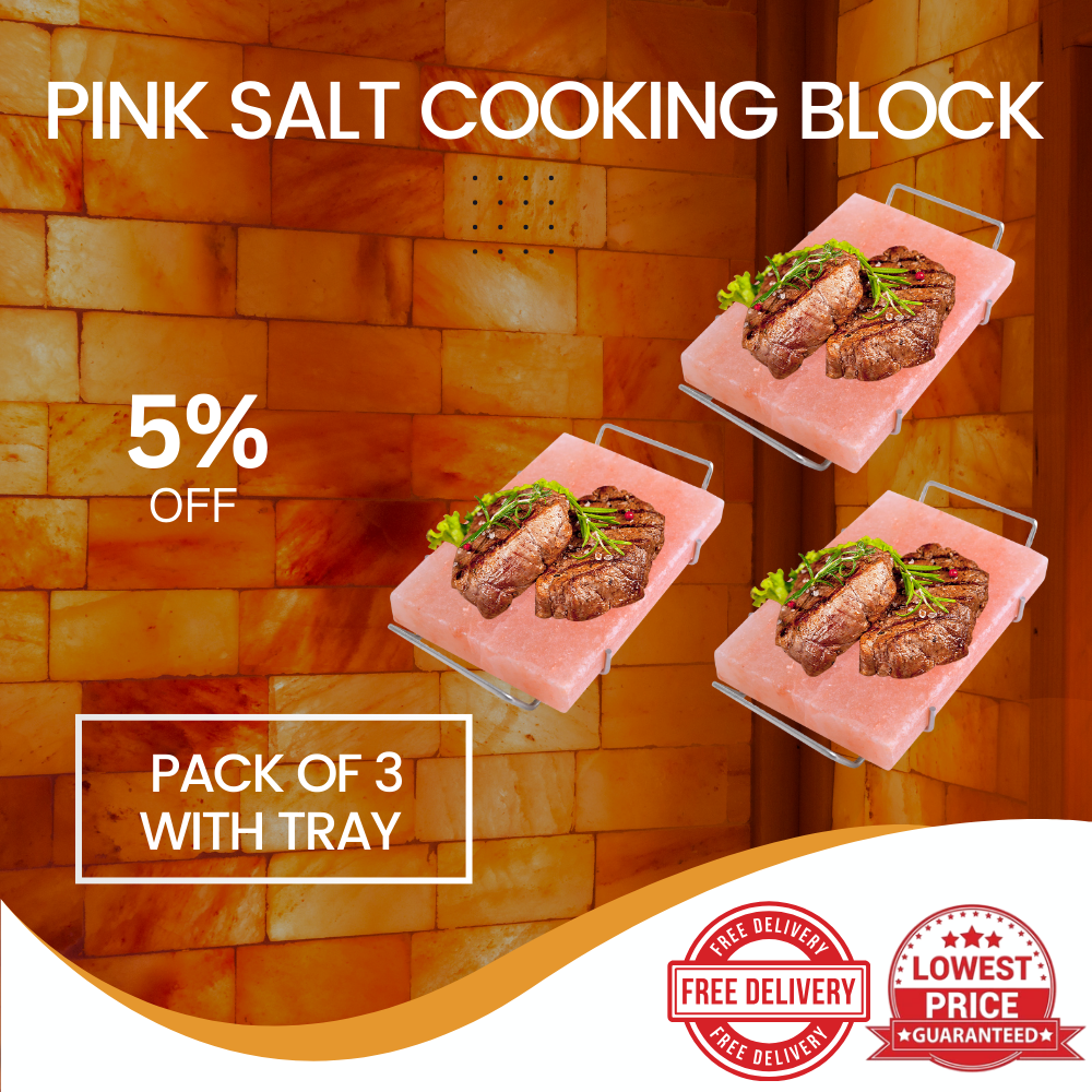 Wholesale Himalayan Pink Salt Cooking Block 12" x 8" x 1.5"