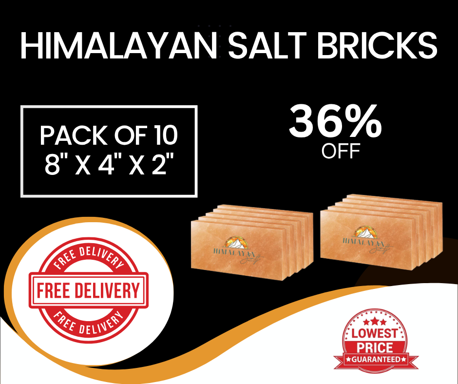 Himalayan Salt Bricks 8”x4”X2
