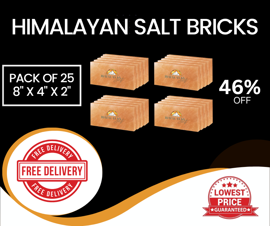 Himalayan Salt Bricks 8”x4”X2
