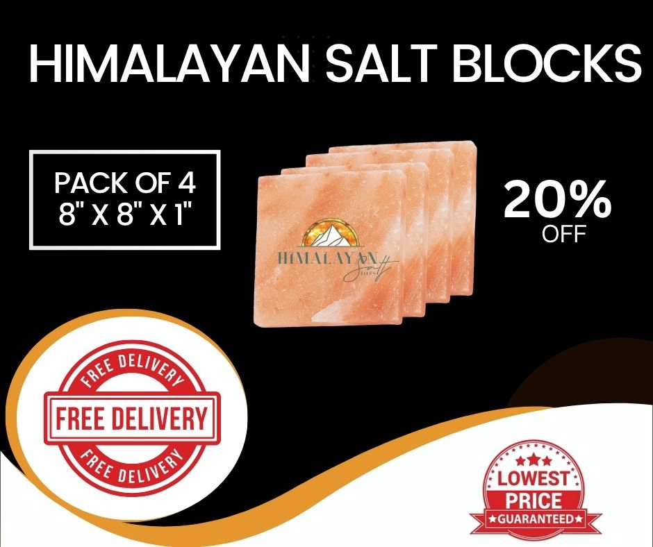 HST Himalayan Salt Blocks 8" x 8" x 1"