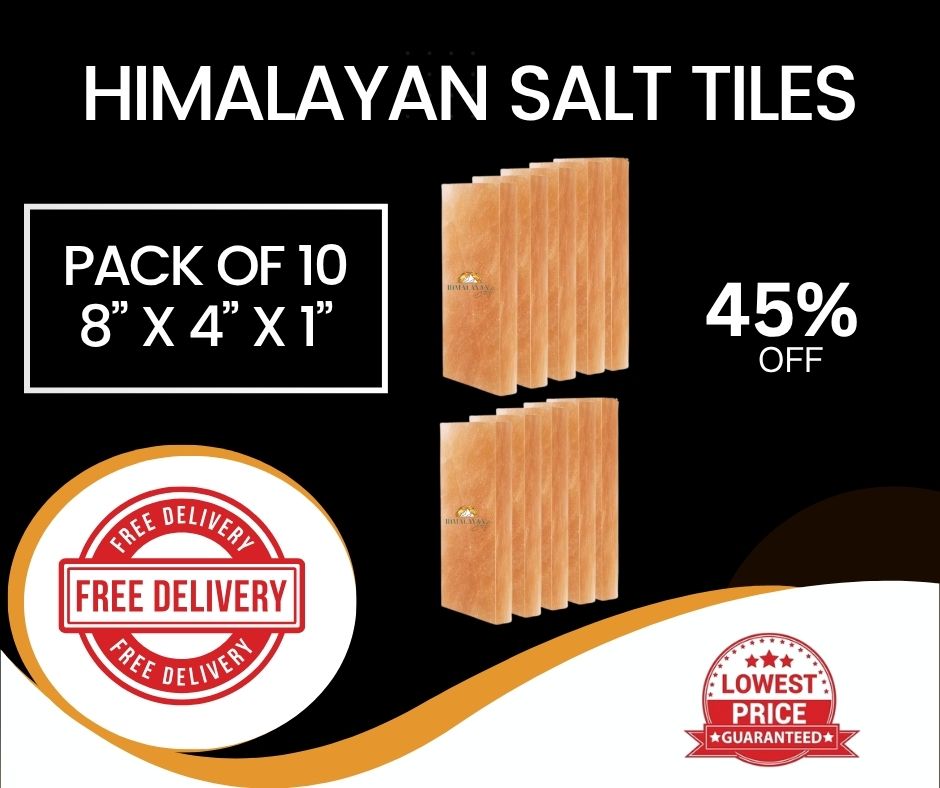 HST Himalayan Salt Tiles 8”x4”X1”