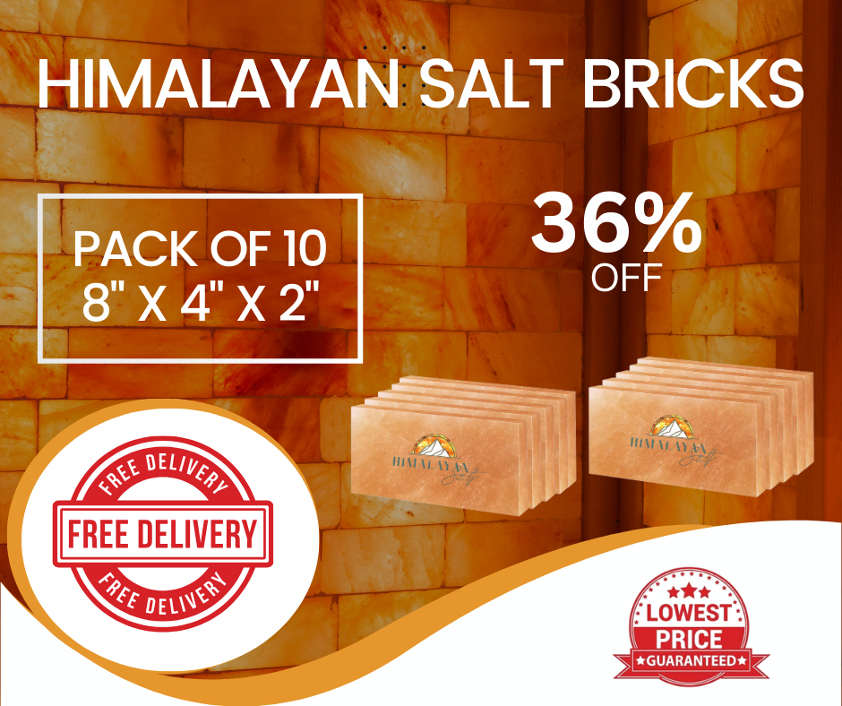 Himalayan Salt Bricks 8”x4”X2