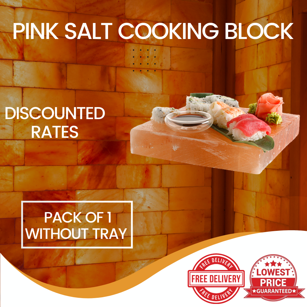 Wholesale Himalayan Pink Salt Cooking Block 12" x 8" x 1.5"