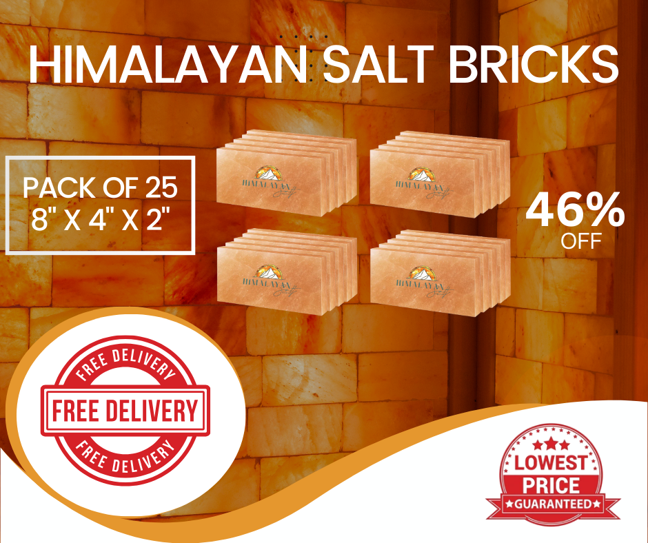 Himalayan Salt Bricks 8”x4”X2