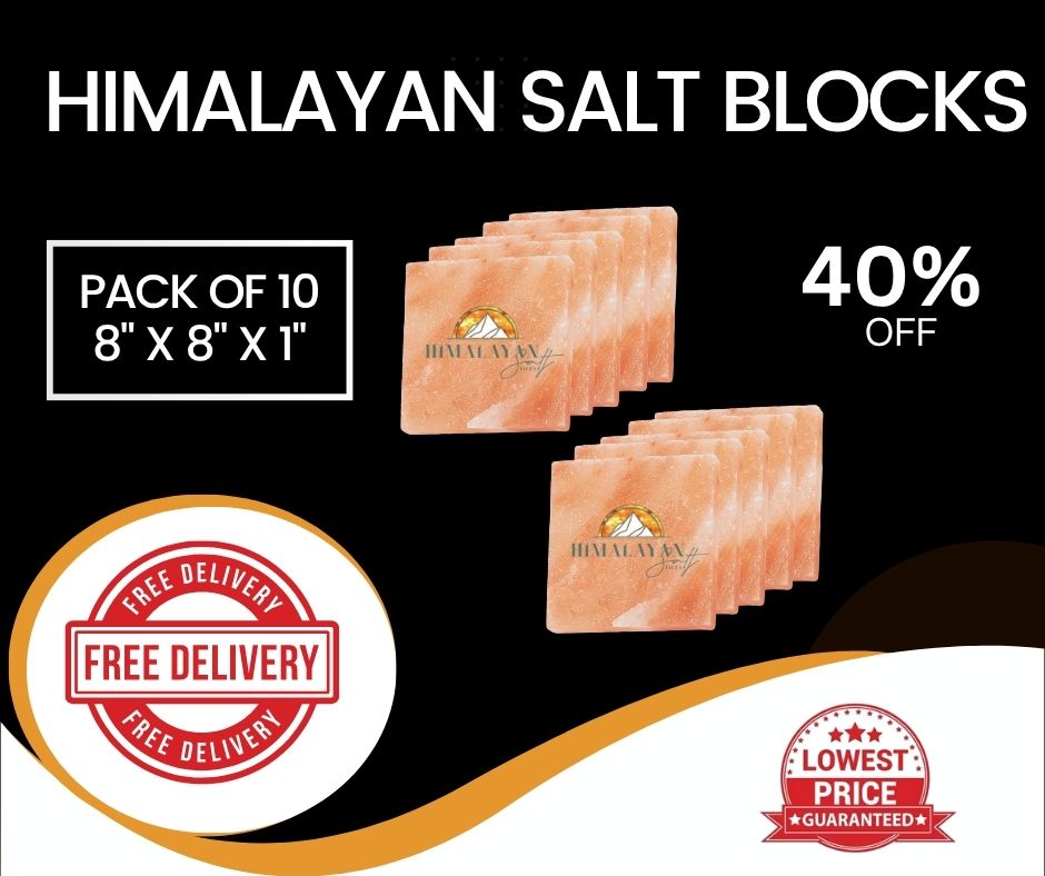 HST Himalayan Salt Blocks 8" x 8" x 1"