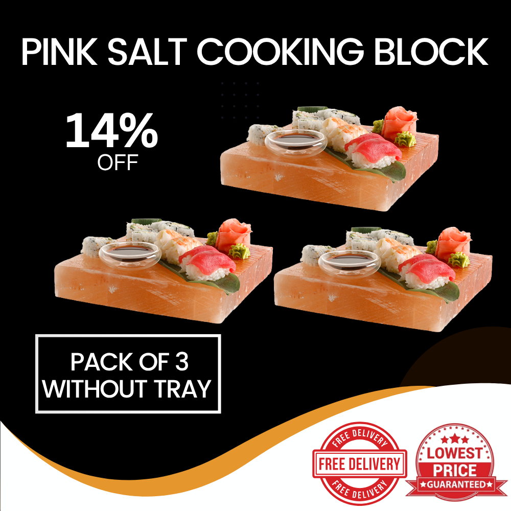 Wholesale Himalayan Pink Salt Cooking Block 12" x 8" x 1.5"