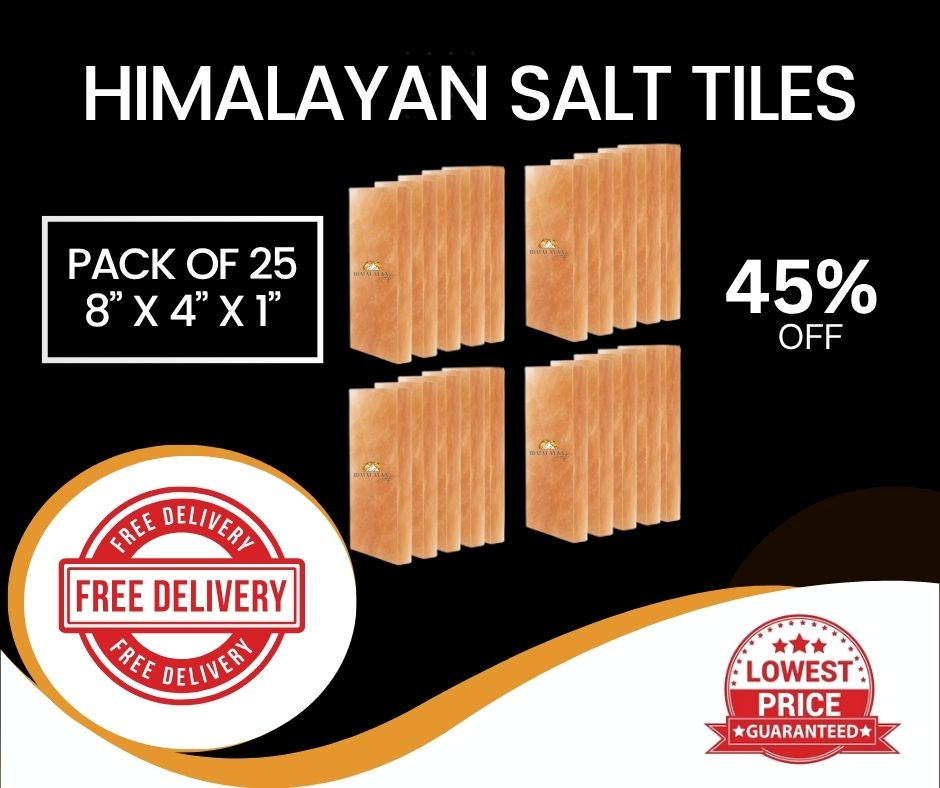 HST Himalayan Salt Tiles 8”x4”X1”