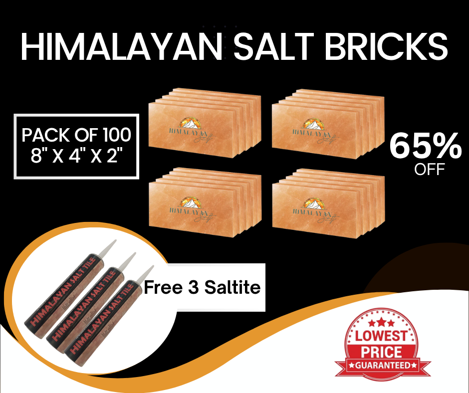 Himalayan Salt Bricks 8”x4”X2