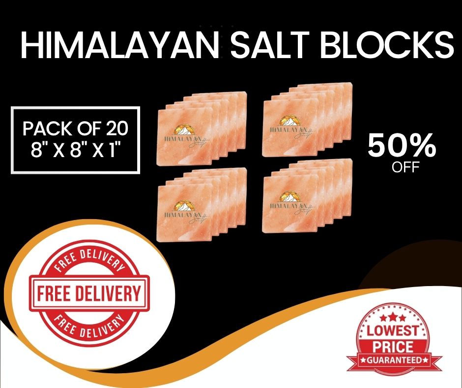 HST Himalayan Salt Blocks 8" x 8" x 1"