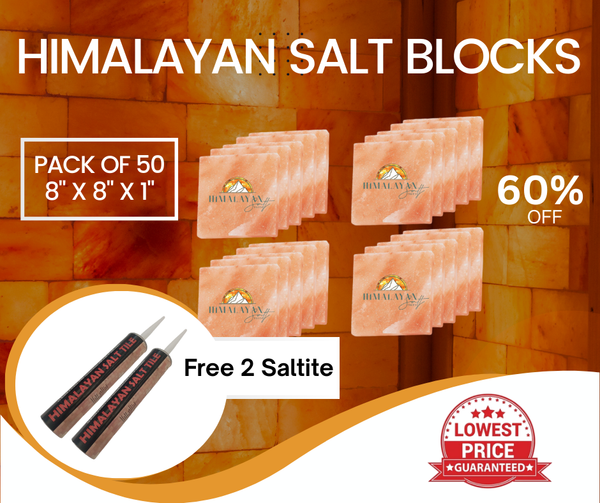 HST Himalayan Salt Blocks 8" x 8" x 1"