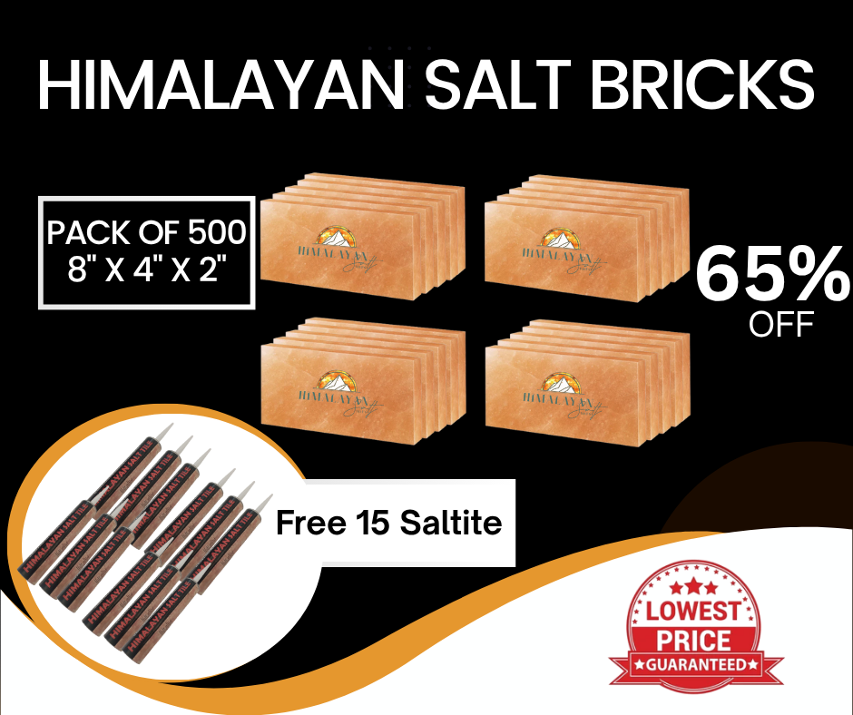 Himalayan Salt Bricks 8”x4”X2