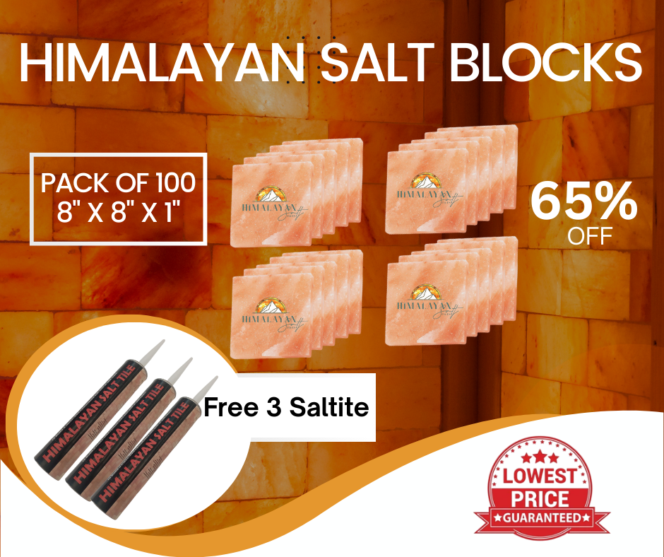 HST Himalayan Salt Blocks 8" x 8" x 1"