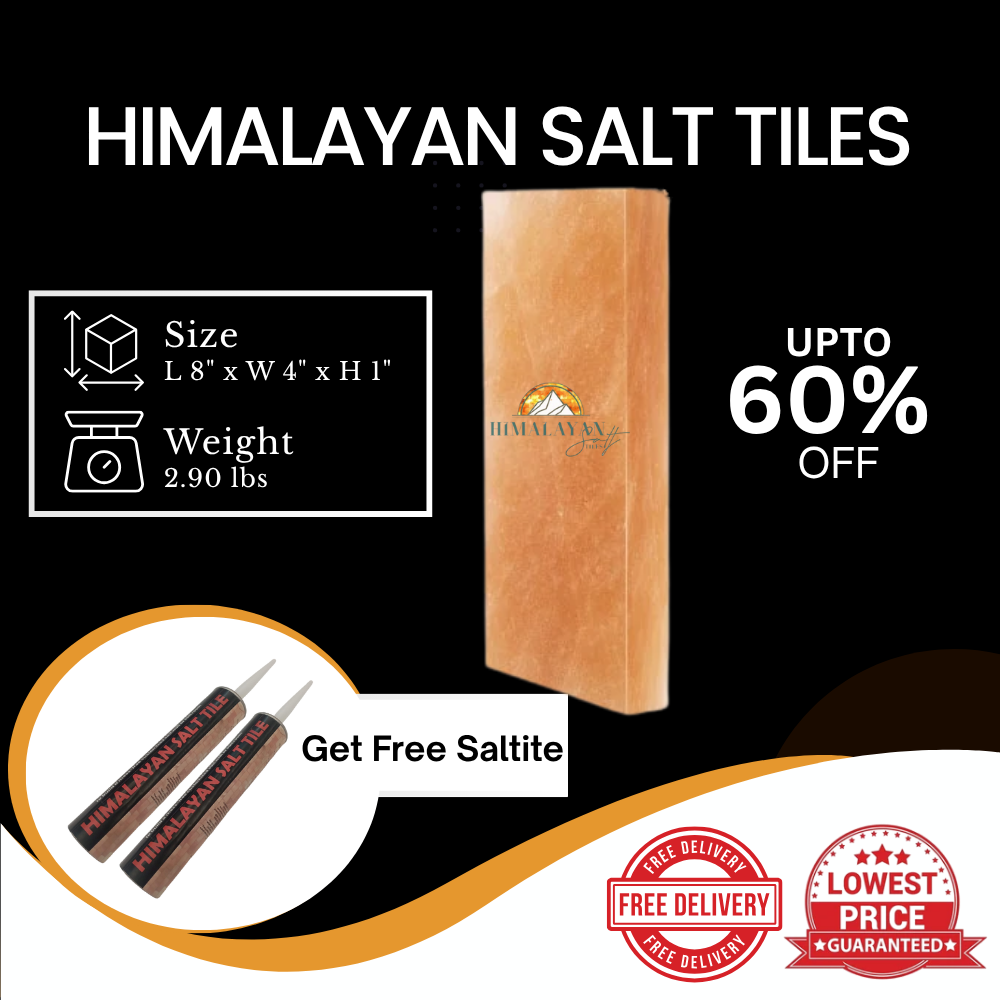 HST Himalayan Salt Tiles 8”x4”X1”