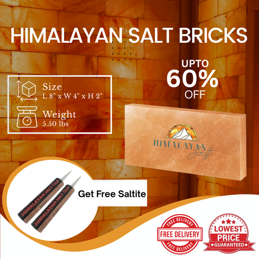 Himalayan Salt Bricks 8”x4”X2