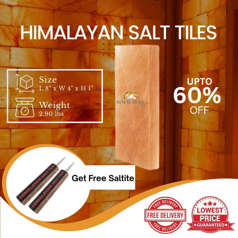 HST Himalayan Salt Tiles 8”x4”X1”