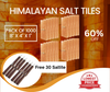 Buy Himalayan Salt Tiles 8”x4”X1” for Salt Walls & Spas