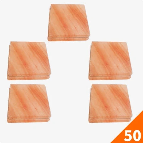HST Himalayan Salt Blocks 8" X 8" X 1" Pack of 50 - himalayansalttile.com