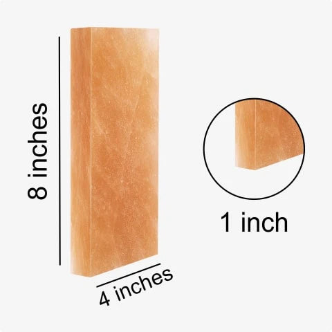 Himalayan Pink Salt Tile 8″ x 4″ x 1″ - himalayansalttile.com