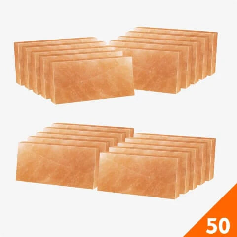 HST Himalayan Salt Tiles 8”X4”X1” Pack of 50 - himalayansalttile.com