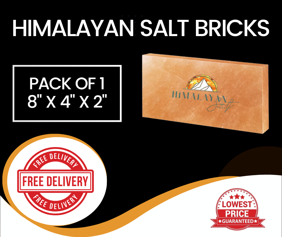 Himalayan Salt Bricks 8”x4”X2
