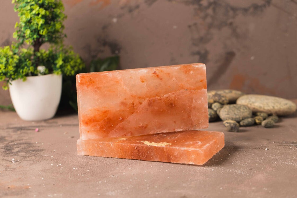 PINK SALT TILE HIMALAYAN AS A DETOX TRAY- Benefits Unlimited