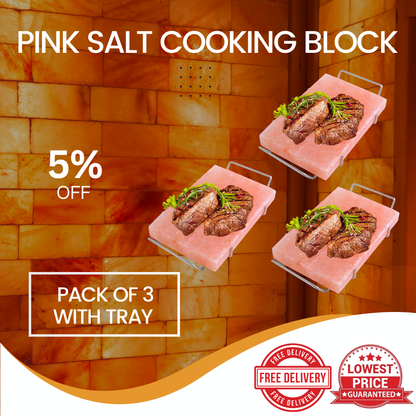 Wholesale Himalayan Pink Salt Cooking Block 12" x 8" x 1.5"