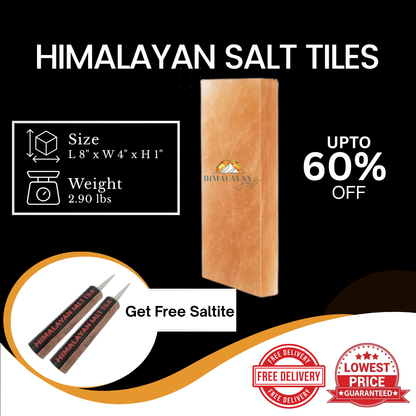 HST Himalayan Salt Tiles 8”x4”X1”