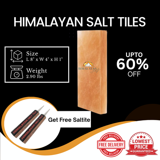 HST Himalayan Salt Tiles 8”x4”X1”