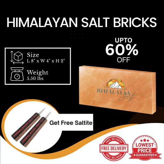 Himalayan Salt Bricks 8”x4”X2