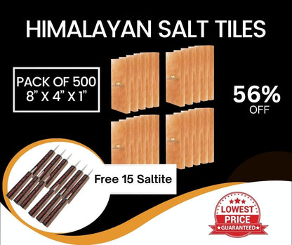 HST Himalayan Salt Tiles 8”x4”X1”