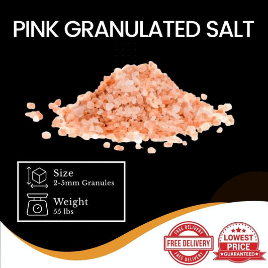 HST Himalayan Pink Granulated Salt – 55lbs Bag