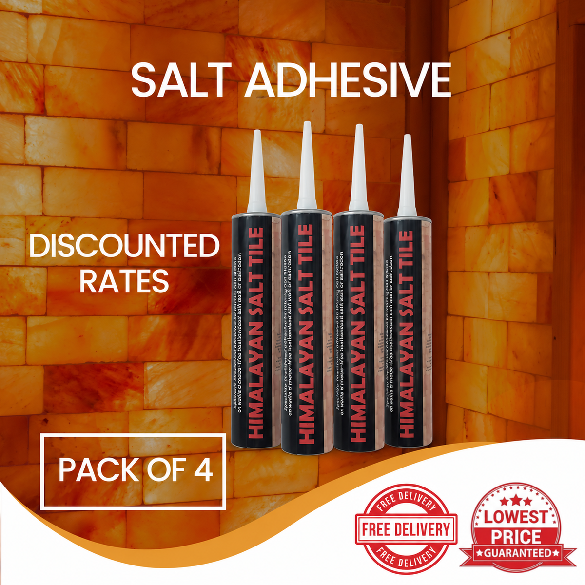 Salt Adhesive Pack of 4