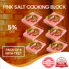 Himalayan Pink Salt Cooking Block 12" x 8" x 1.5" Pack of 6