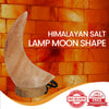 Moon Shaped Himalayan Salt Lamp – Natural Pink Crystal Glow for Home Décor & Spa Room